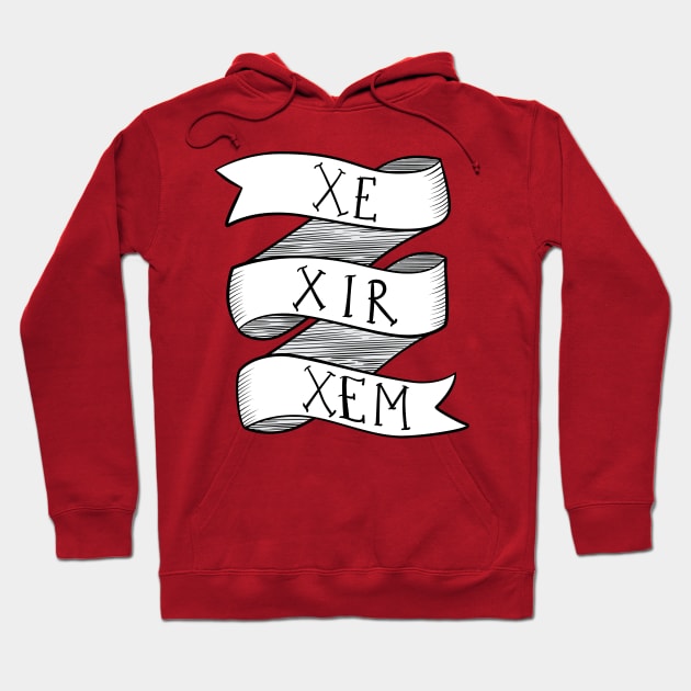 Xe-Xir-Xem Hoodie by azeriacrafts